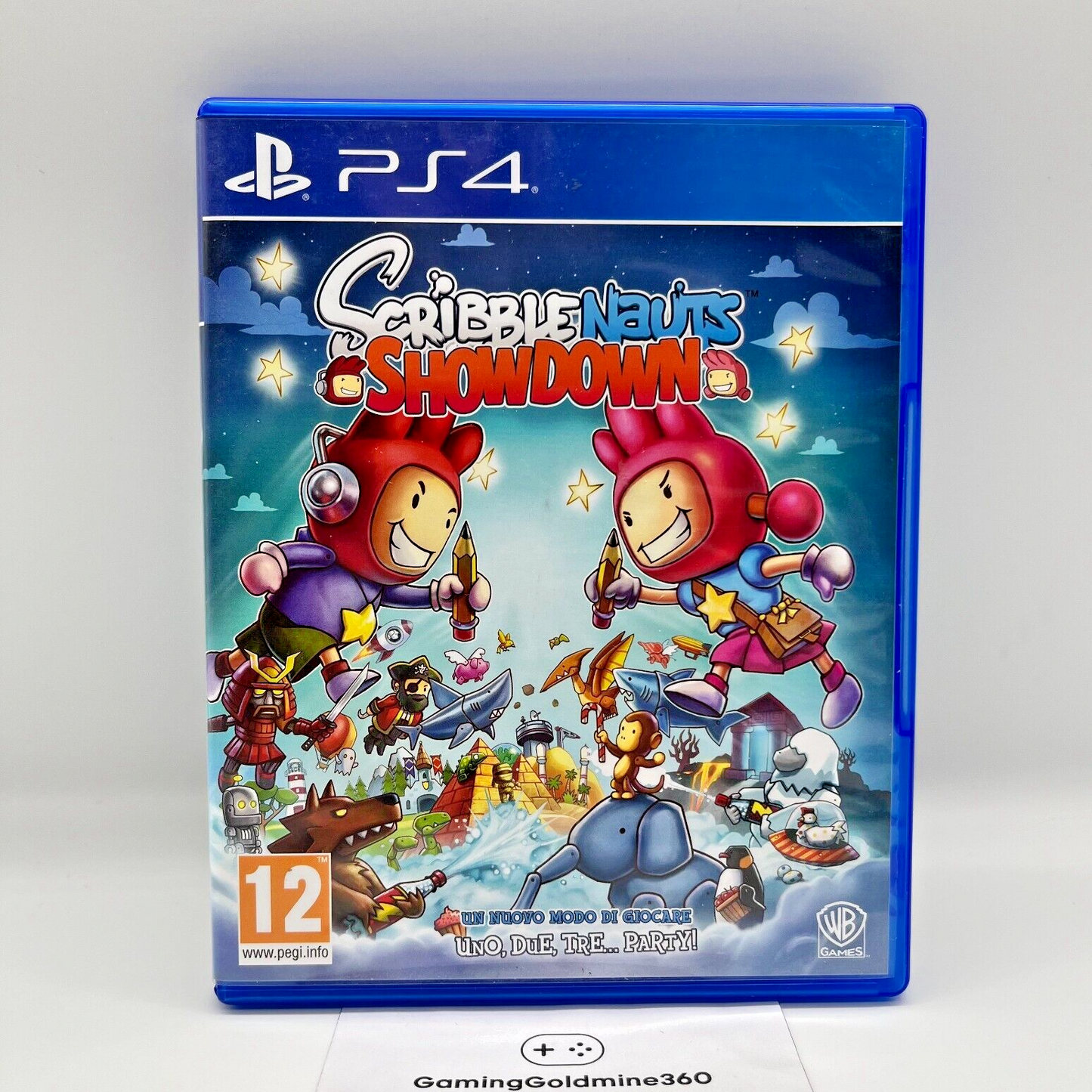 ScribbleNauts Showdown PS4 Italiano Warner Bros Sony PlayStation 4 Ottime Condiz