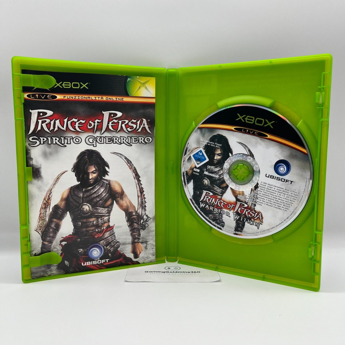 Prince Of Persia Spirito Guerriero XBOX Classic Italiano Completo PAL Microsoft