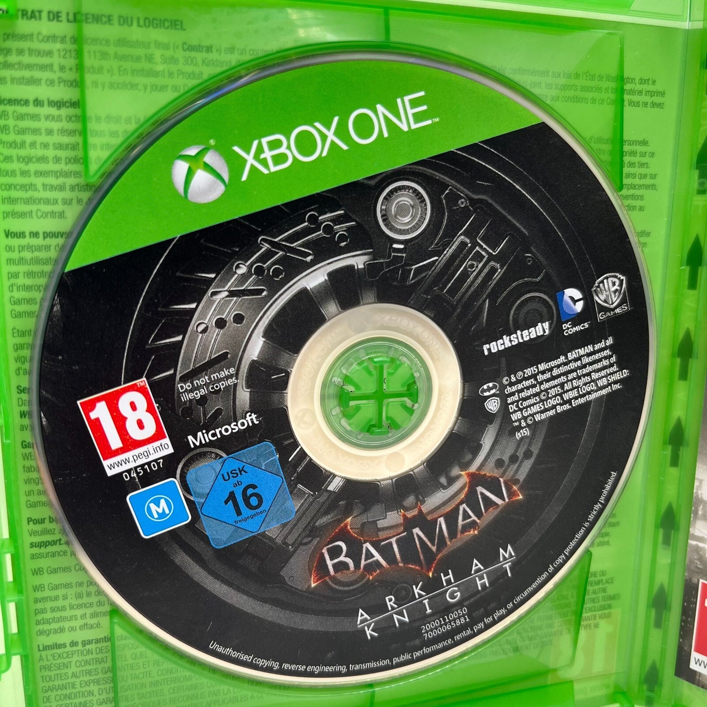 BATMAN Arkham Knight Xbox One Completo con Manuale Multilingua Microsoft OTTIMO