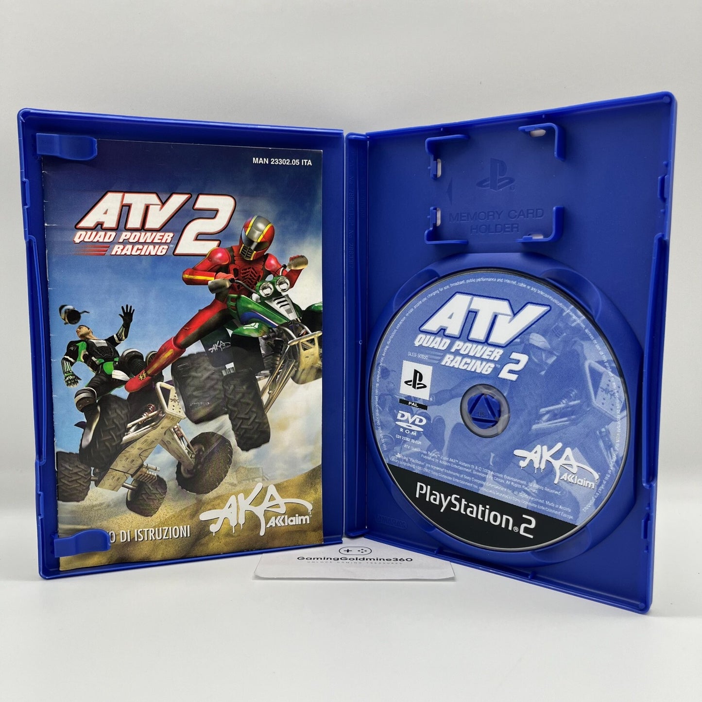 ATV Quad Power Racing 2 PS2 Italiano Completo Acclaim Sony PlayStation 2 OTTIMO
