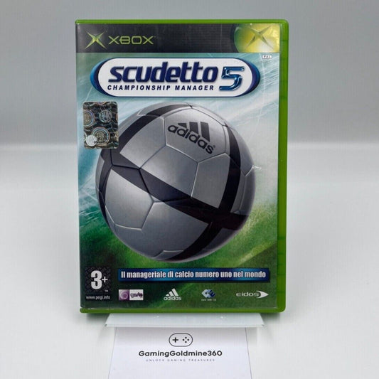 Scudetto 5 per Microsoft XBOX Classic PAL Italiano Completo OTTIME CONDIZIONI