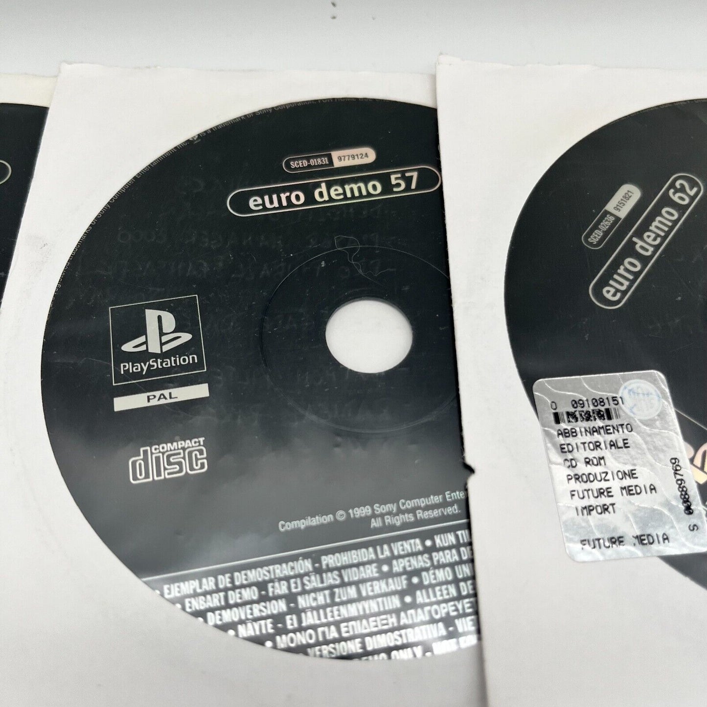 Euro Demo SET: n. 49, 56, 57, 61, 64, 66, 71, 72, 77 - PlayStation