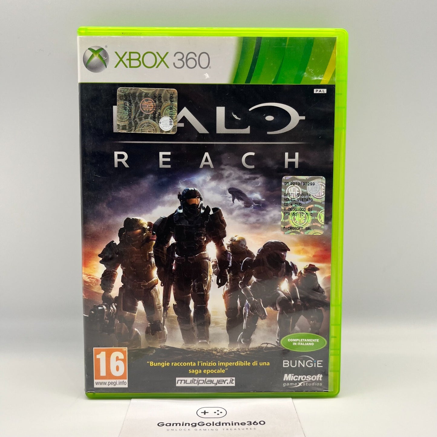 HALO 3 + 4 + Reach XBOX 360 Completi con Manuale PAL Italiano Microsoft OTTIMI