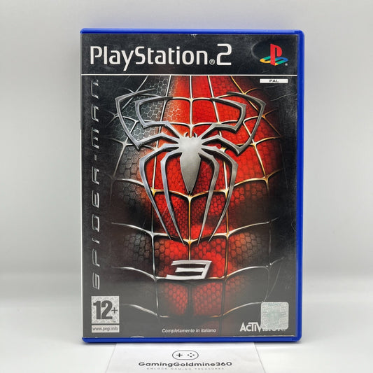 SPIDER-MAN 3 PS2 Italiano Completo con Manuale PAL Spiderman Sony PlayStation 2