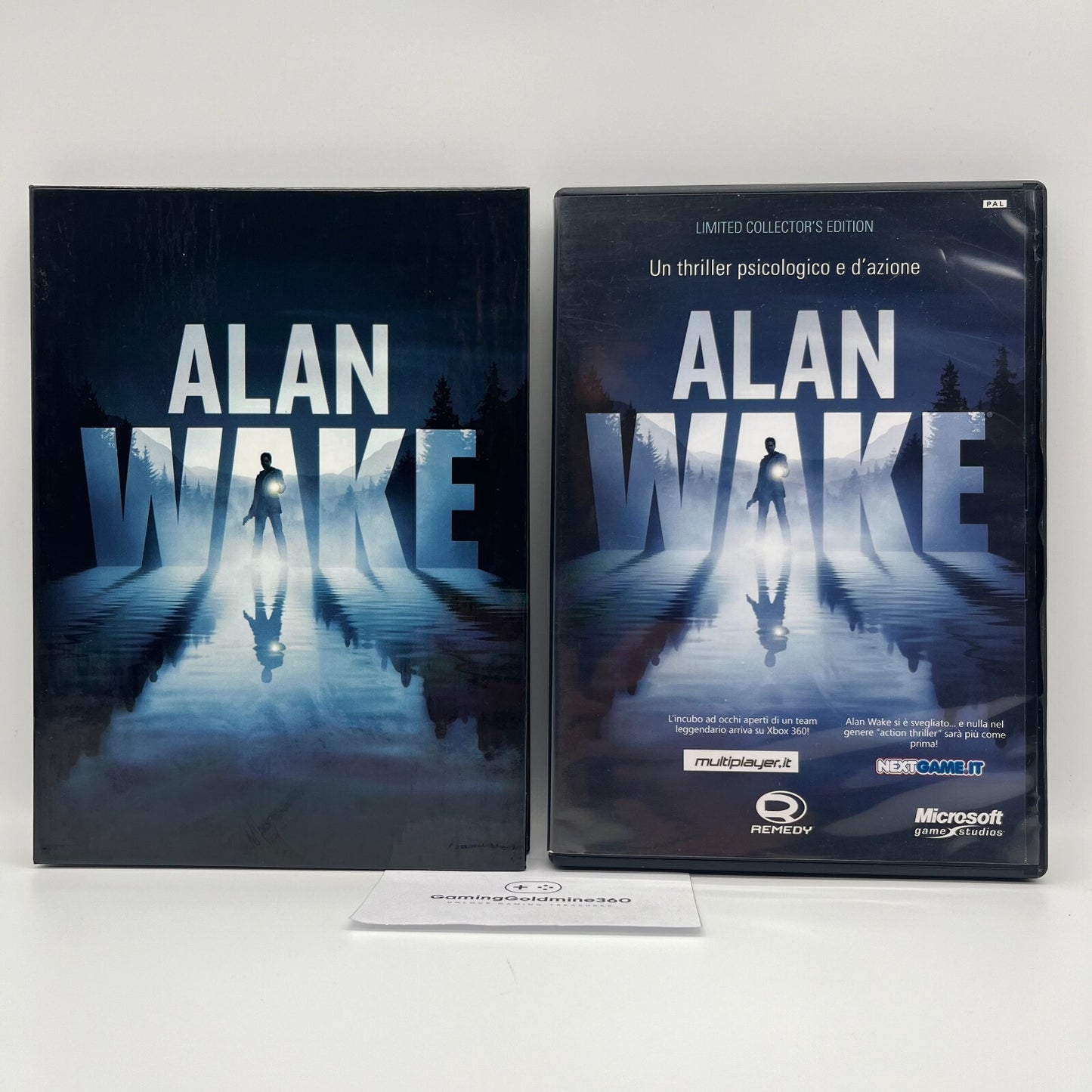 ALAN WAKE Limited Collector's Edition XBOX 360 Italiano PAL Completo Microsoft