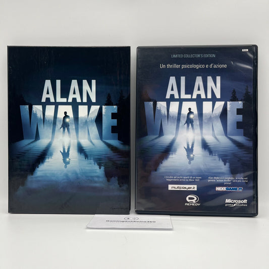 ALAN WAKE Limited Collector's Edition XBOX 360 Italiano PAL Completo Microsoft
