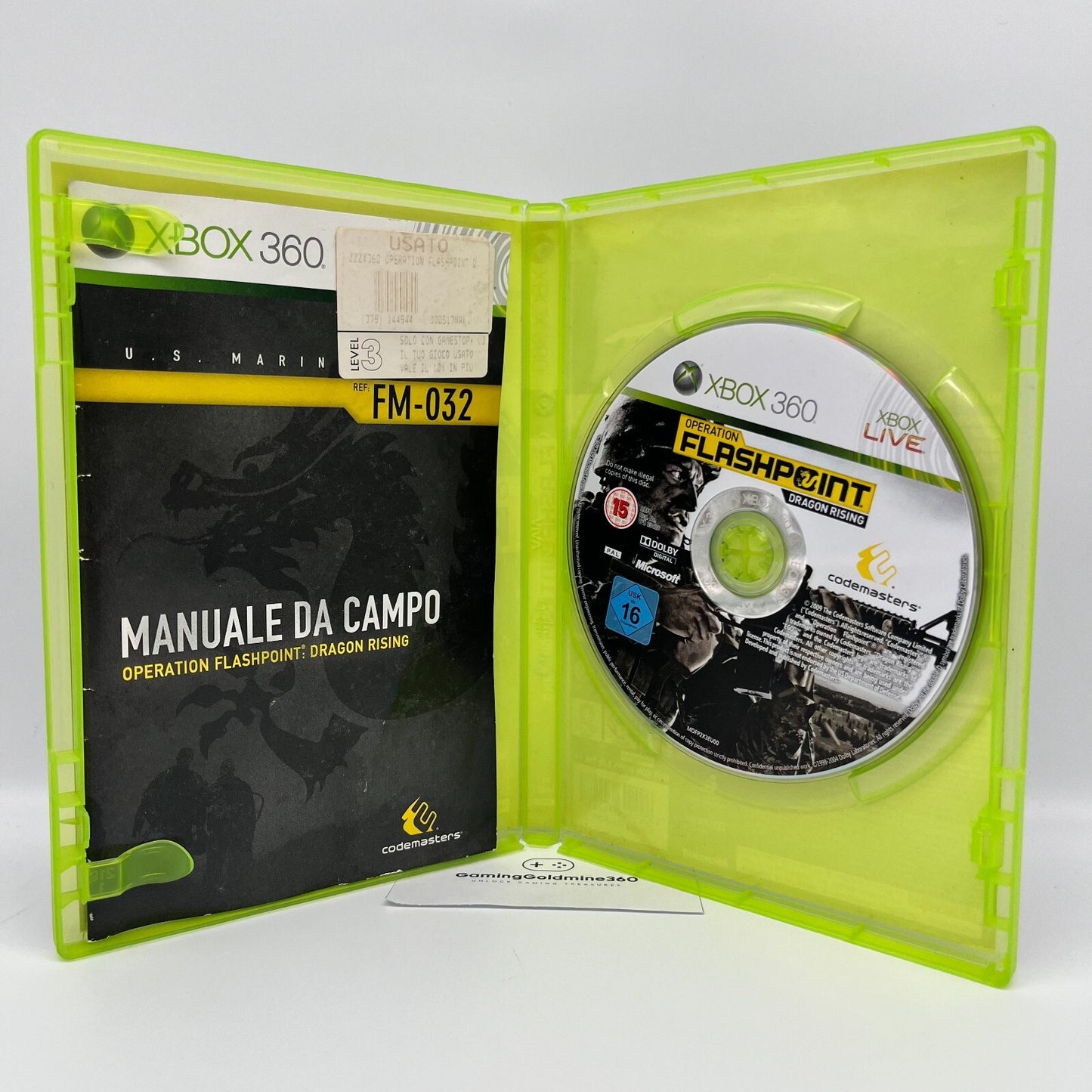 Operation Flashpoint Dragon Rising Xbox 360 Italiano Completo PAL OTTIME CONDIZI