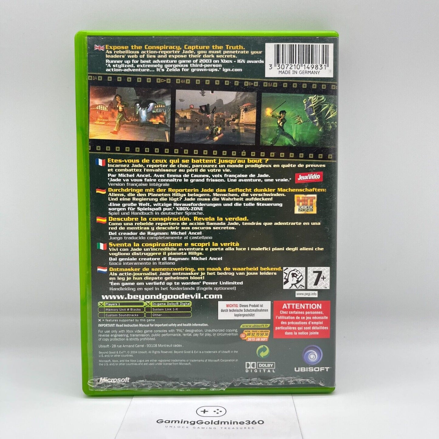 Beyond Good & Evil - XBOX Classic (no manuale)