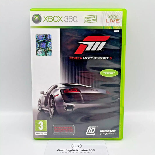 Forza Motorsport 3 Xbox 360 Italiano Completo PAL Microsoft Xbox360 OTTIME CONDI