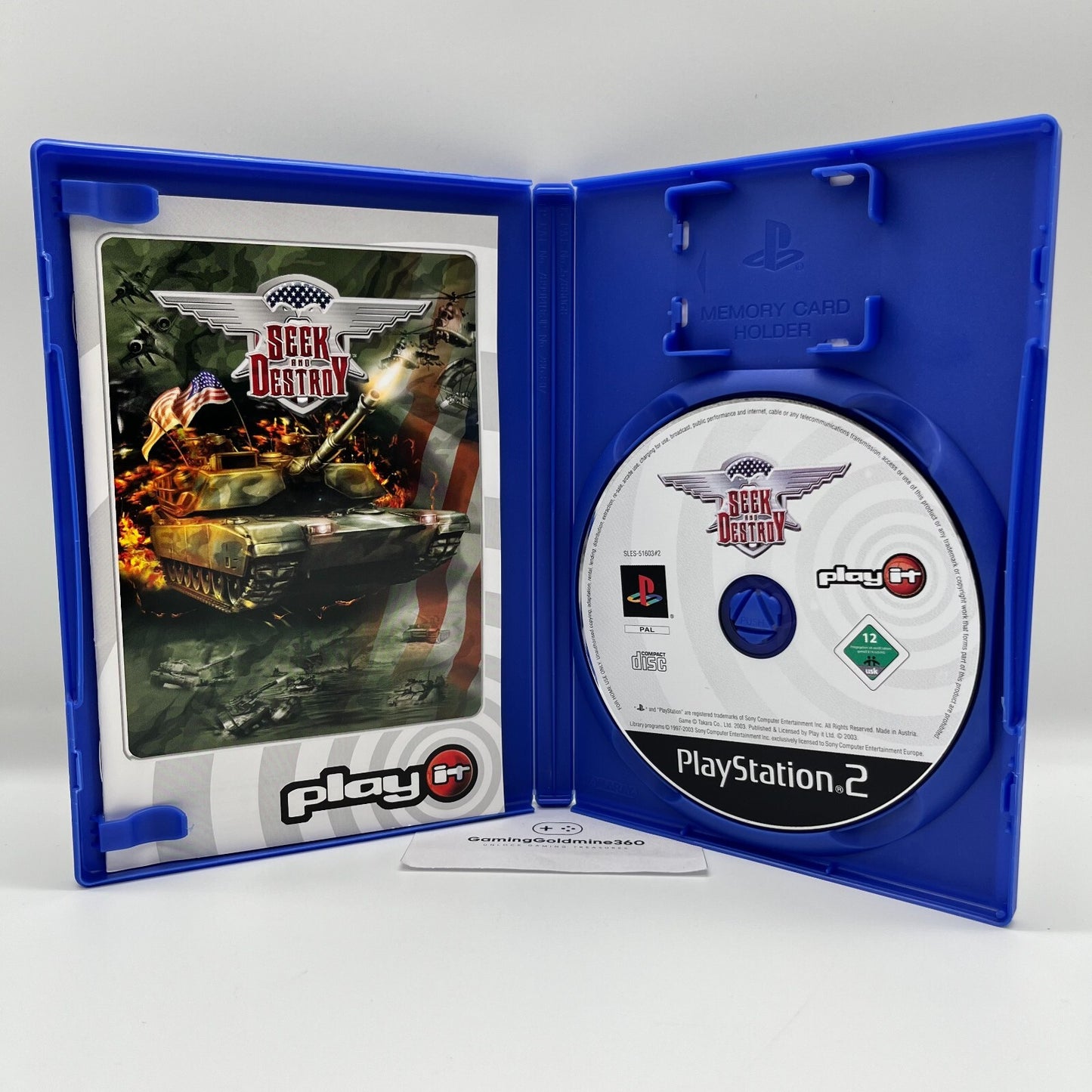 Seek and Destroy PS2 Italiano Completo con Manuale Sony PlayStation 2 COME NUOVO