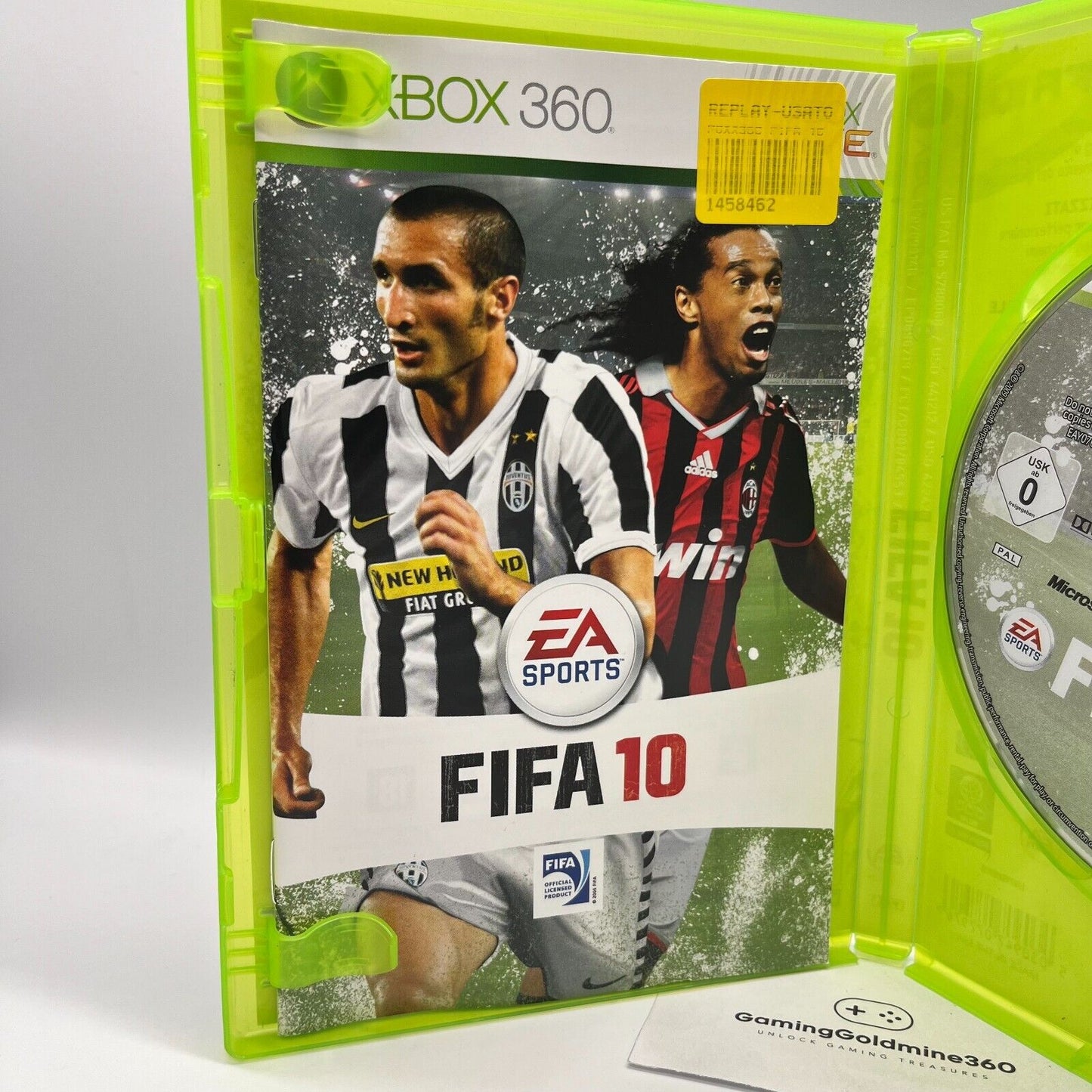 FIFA 10 2010 Xbox 360 Italiano Completo Manuale EA Microsoft PAL Gioco Calcio