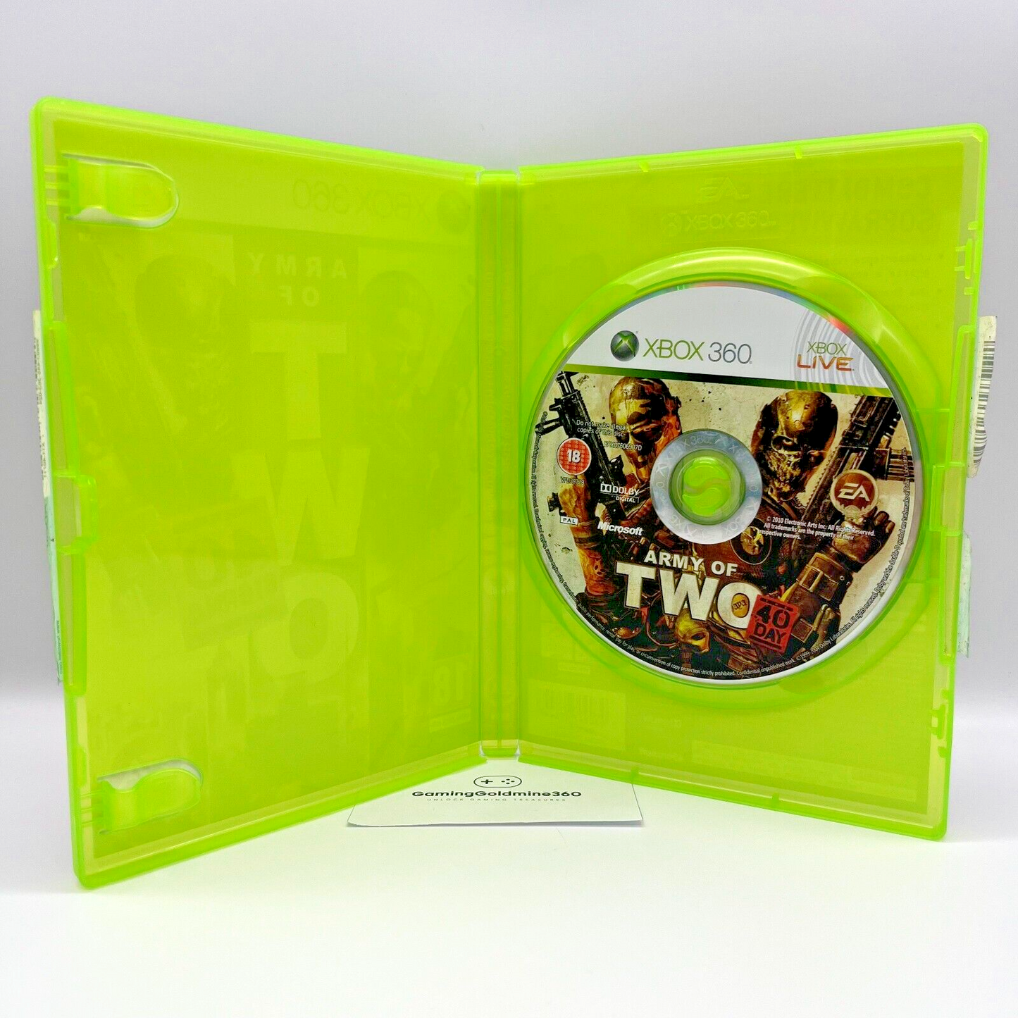 Army of Two 40° Giorno Xbox 360 Italiano (senza manuale) PAL EA Microsoft BUONO