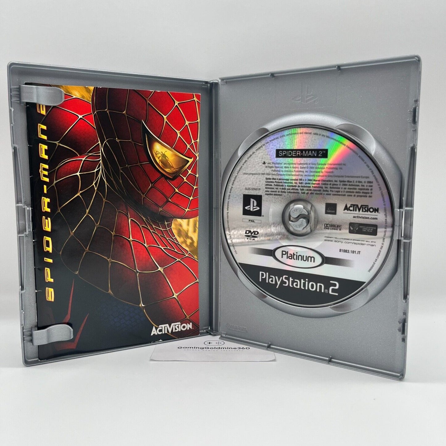 Spider-Man 2 PS2 Italiano Completo con Manuale PAL Activision Sony PlayStation 2