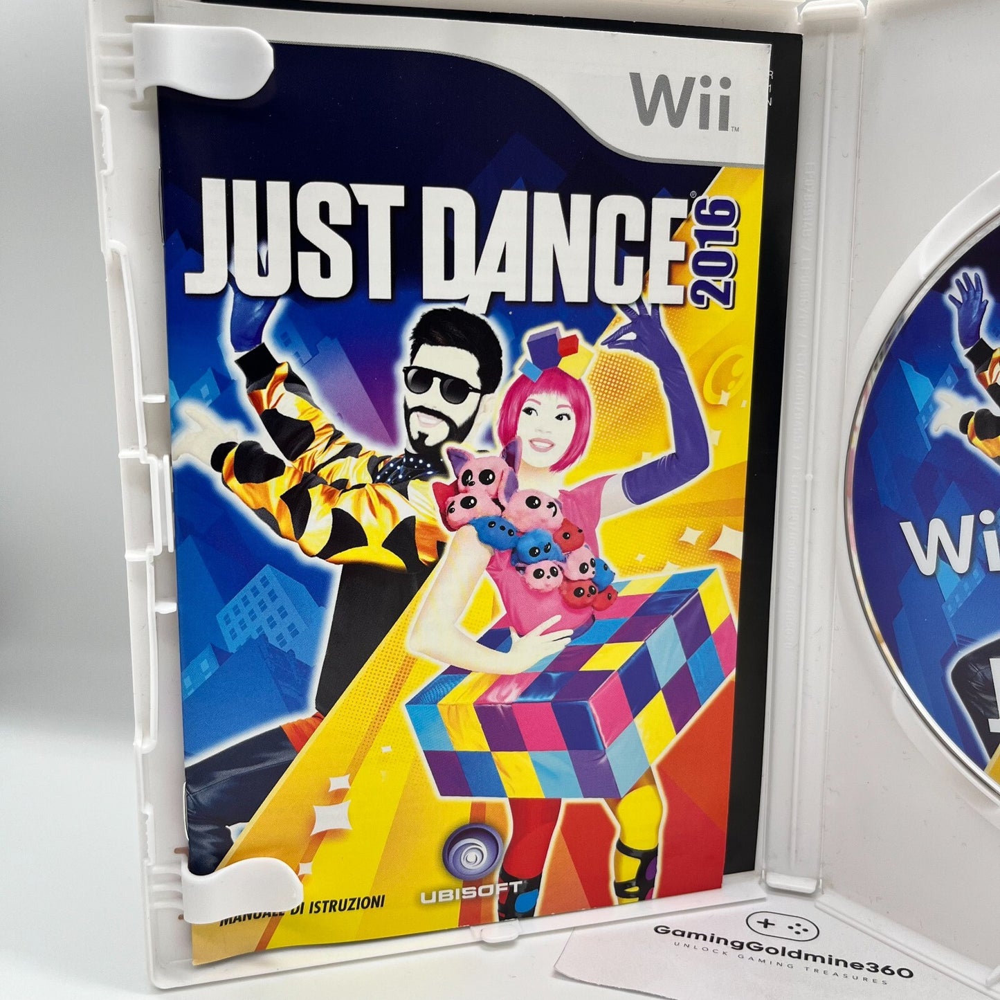 Just Dance 2016 Nintendo Wii Italiano Completo con Manuale Ubisoft Gioco Danza