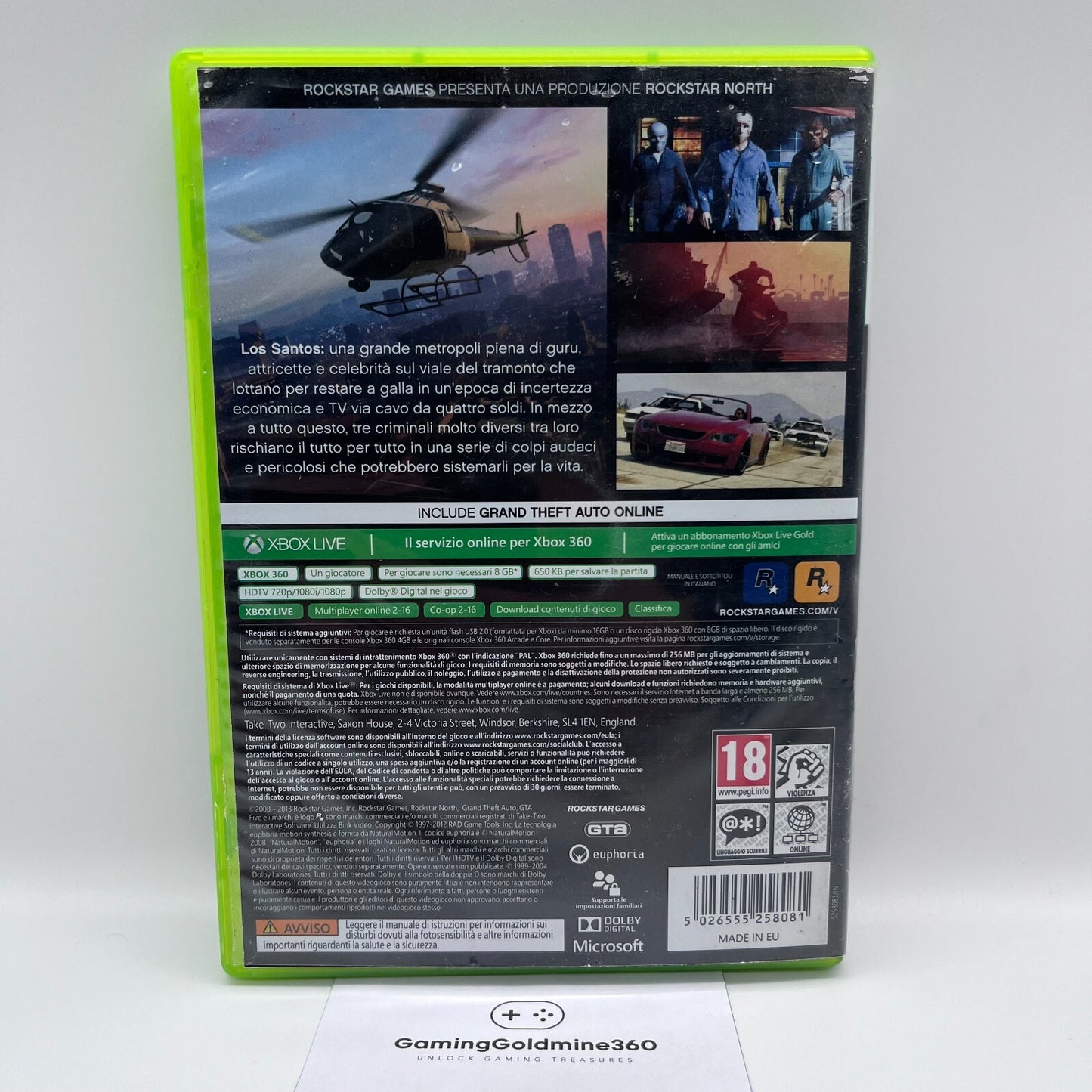 GTA 4 + 5 Xbox 360 Italiano Completi PAL Grand Theft Auto IV + V Rockstar OTTIMI