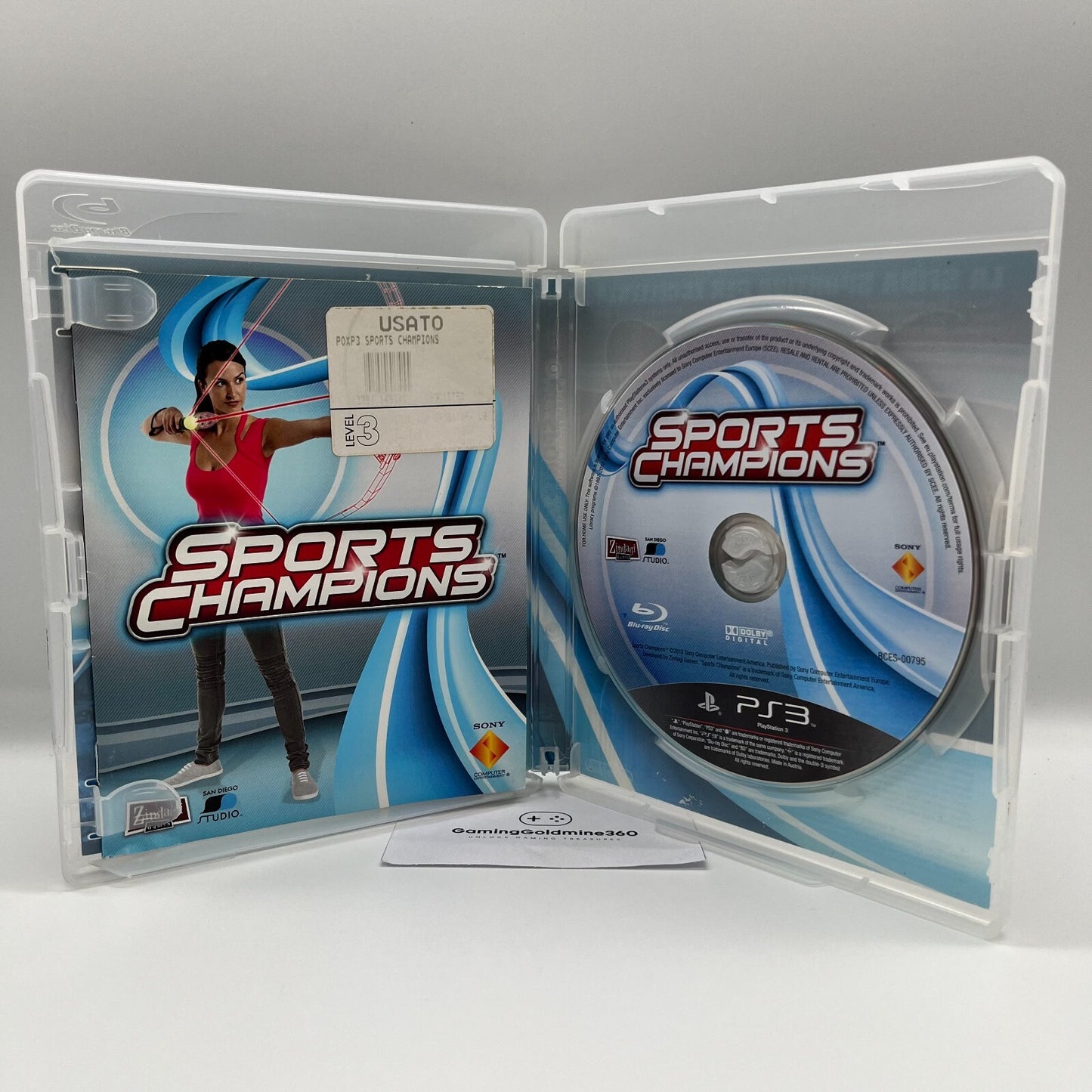 Sports Champions + PlayStation Move Starter Disc PS3 Italiano Completo PAL OTTIM