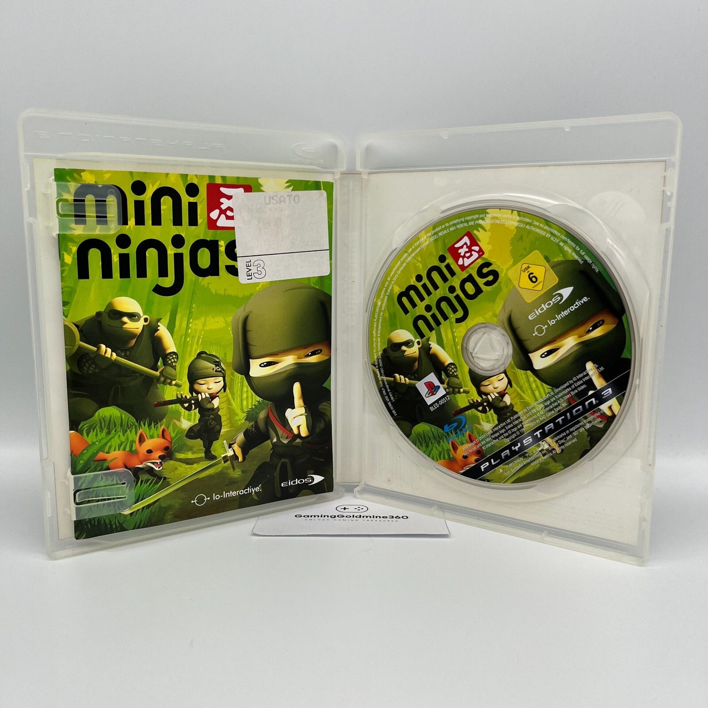 Mini Ninjas PS3 Italiano Completo con Manuale PAL Eidos Sony PlayStation 3 OTTIM