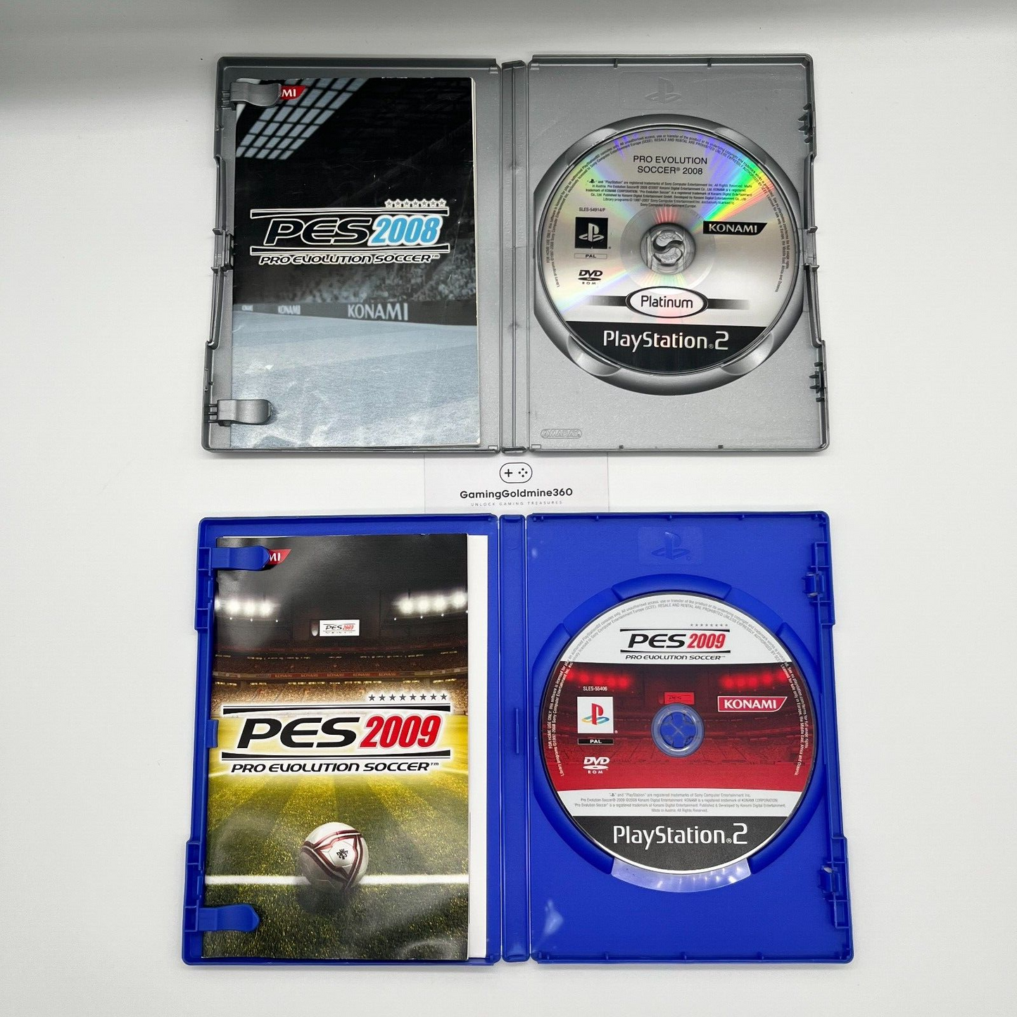 PES 2008 + PES 2009 - PlayStation 2