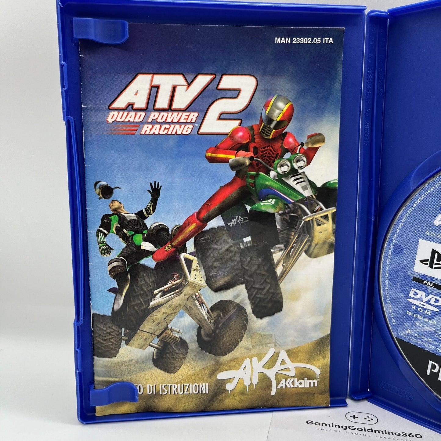 ATV Quad Power Racing 2 PS2 Italiano Completo Acclaim Sony PlayStation 2 OTTIMO