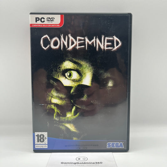 Condemned PC DVD-Rom Italiano Completo con Manuale COME NUOVO Sega Microsoft