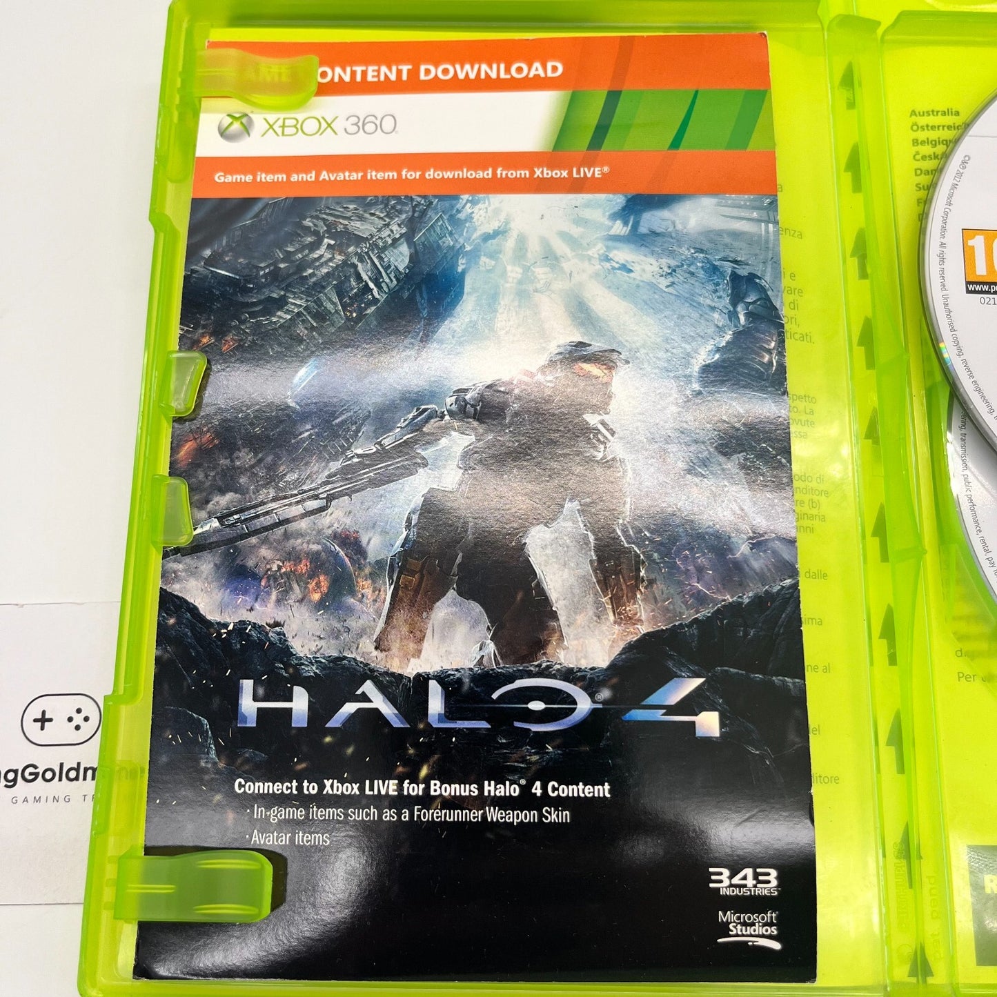 HALO 3 + 4 + Reach XBOX 360 Completi con Manuale PAL Italiano Microsoft OTTIMI