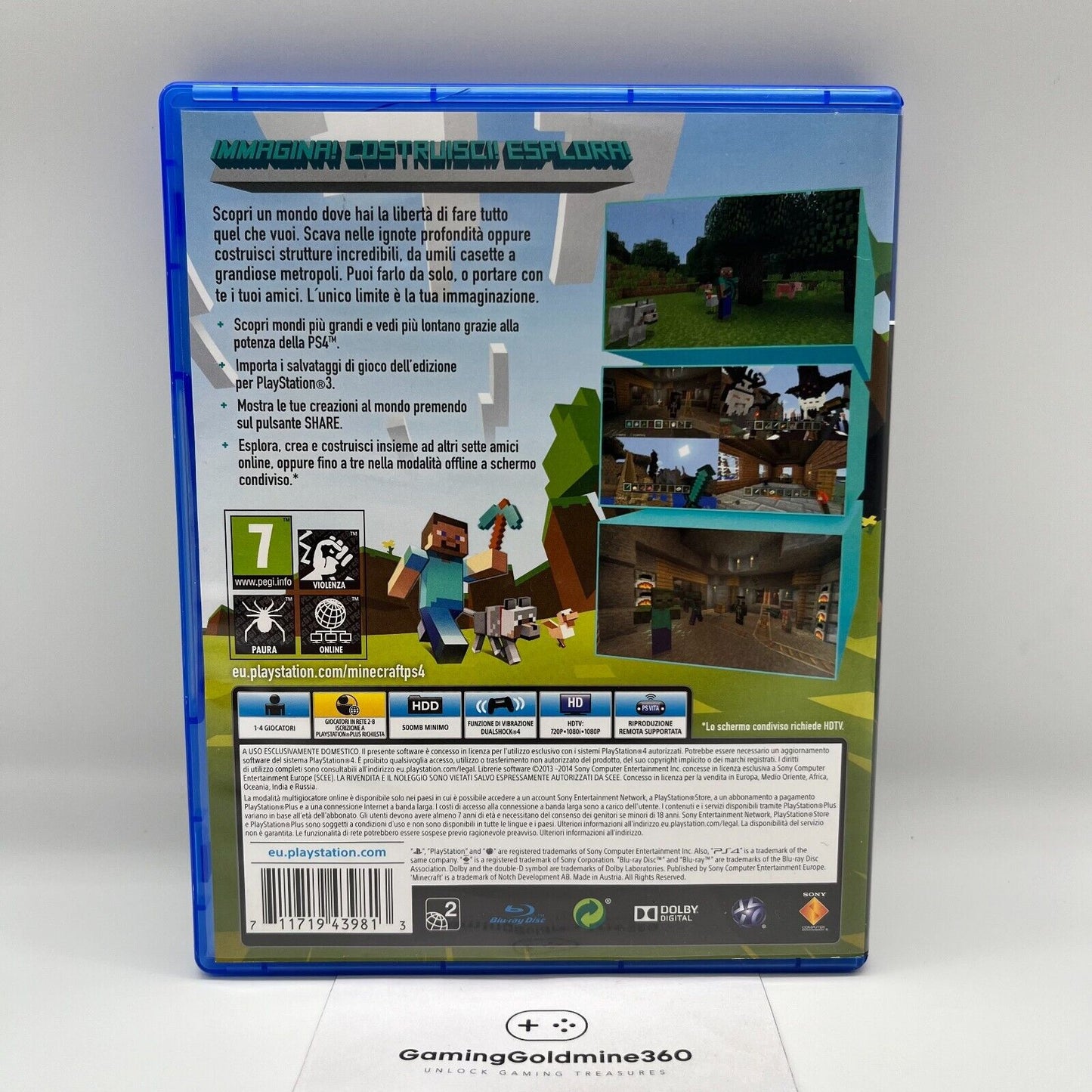 MINECRAFT PlayStation 4 Edition