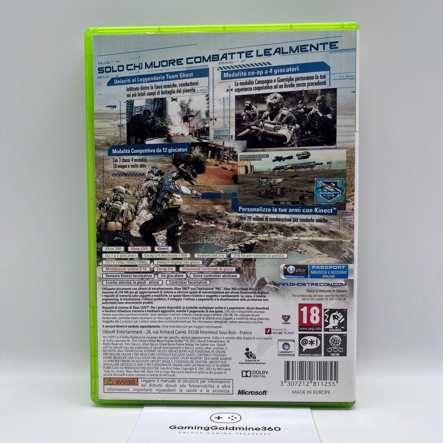 Tom Clancy's: Conviction, Double Agent, Ghost Recon Future Soldier Xbox 360 PAL