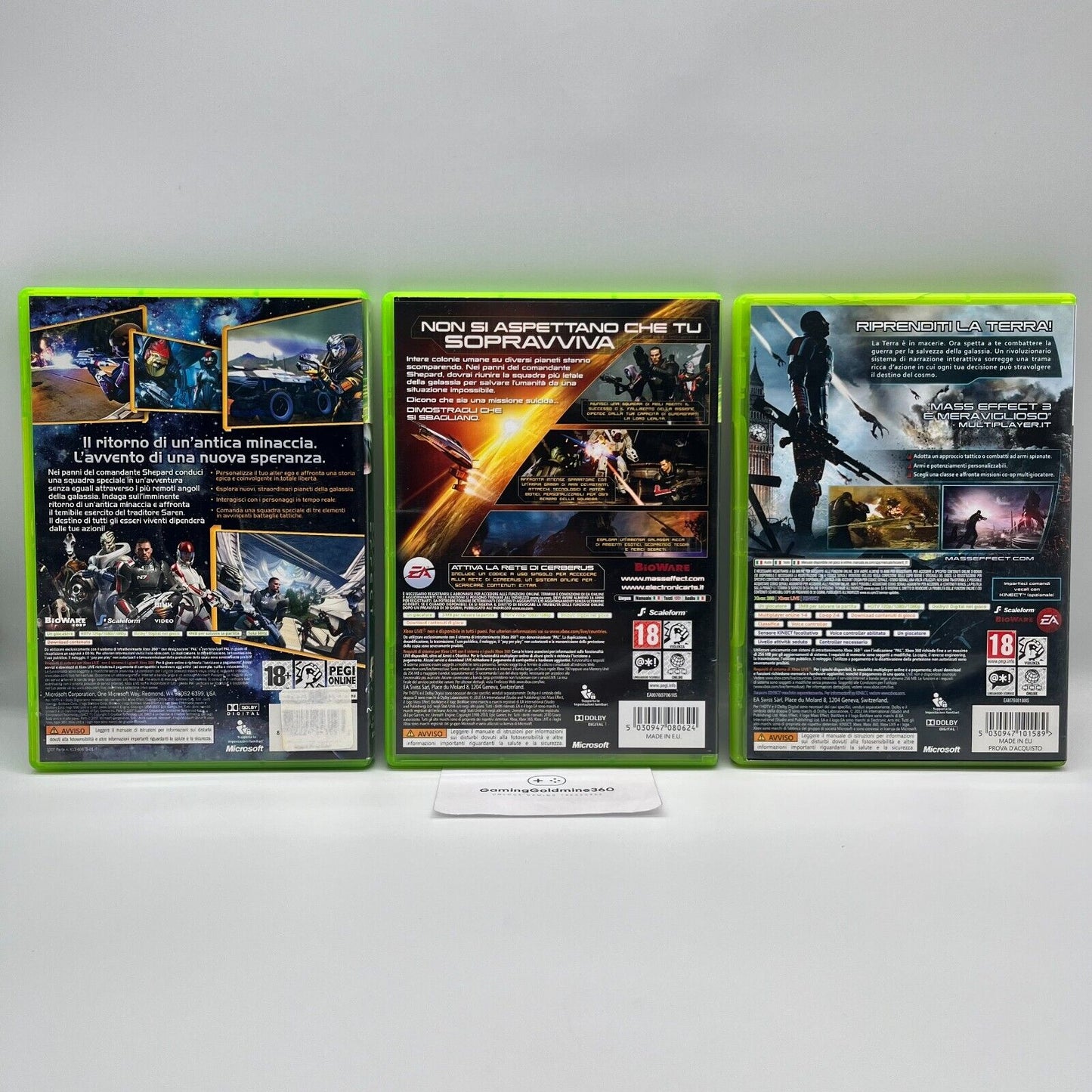 MASS EFFECT 1 + 2 + 3 - Xbox 360