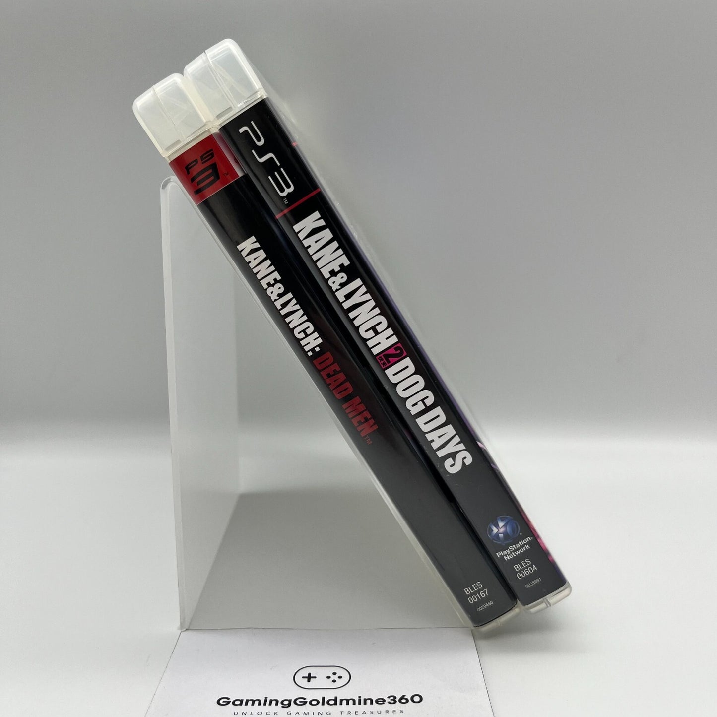 KANE & LYNCH Dead Men + 2 Dog Days PS3 Italiano Completo PAL Eidos PlayStation 3