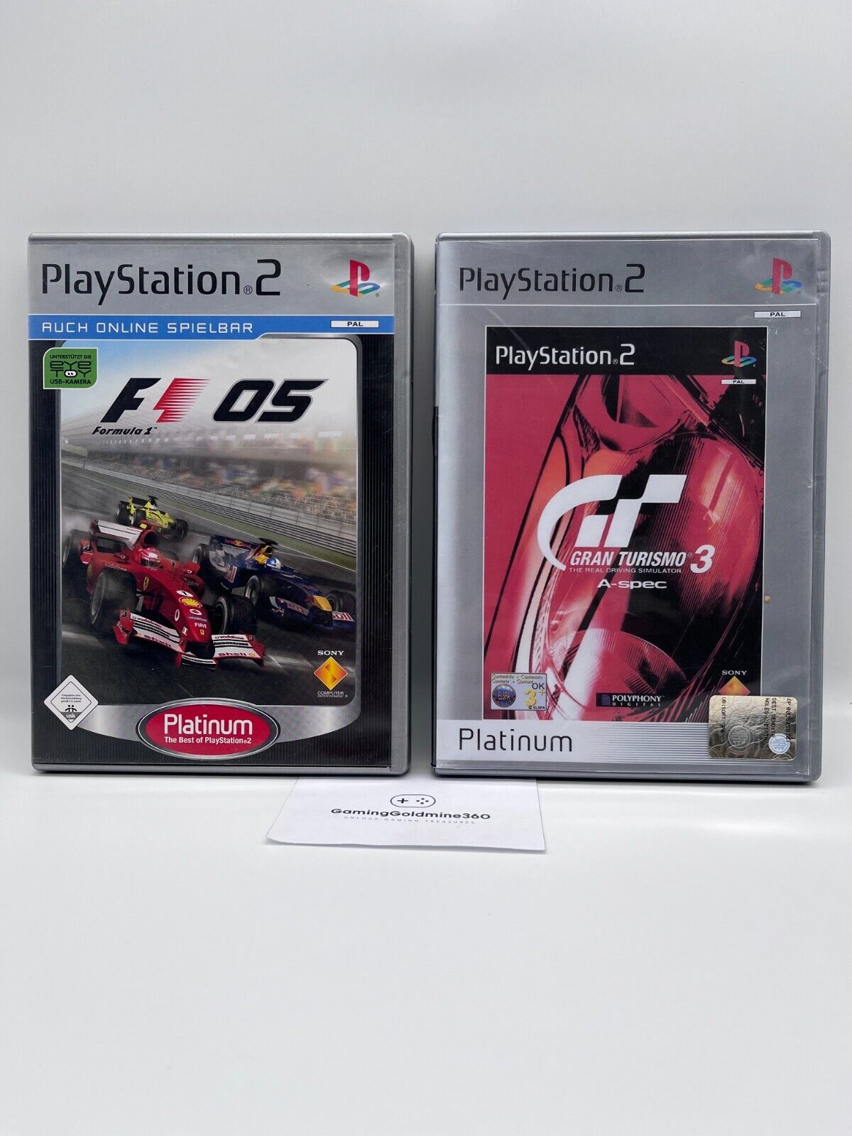 F1 05 (Formula 1 2005) + Gran Turismo 3 (cover stampata, no manuale) - PlayStation 2