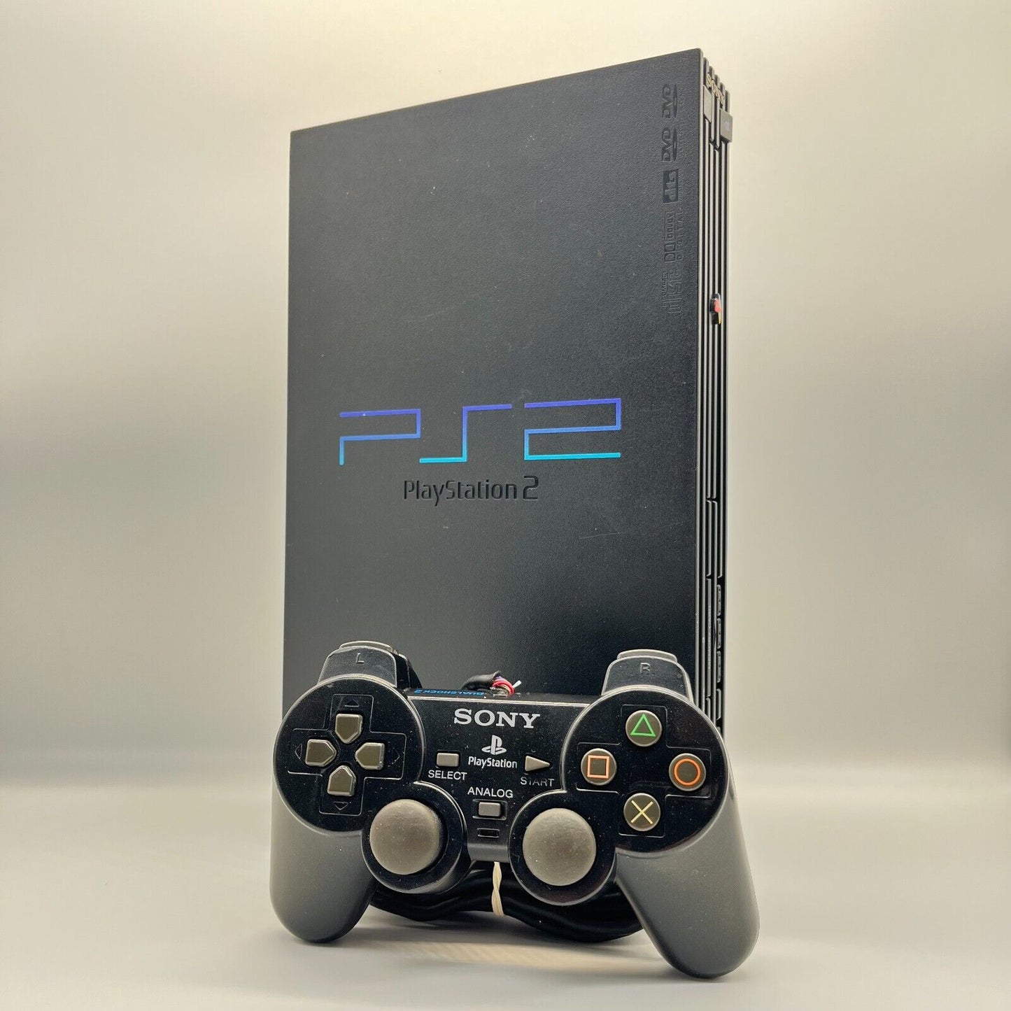 PS2 Fat Console Nera Completa con Controller ORIGINALE e Cavi Sony PlayStation 2