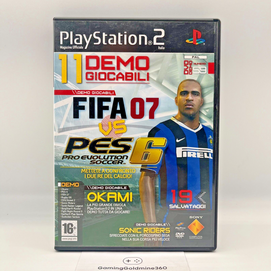 DVD DEMO n.59 11 Giochi PS2 Magazine Vintage Videogioco RARO Sony PlayStation 2