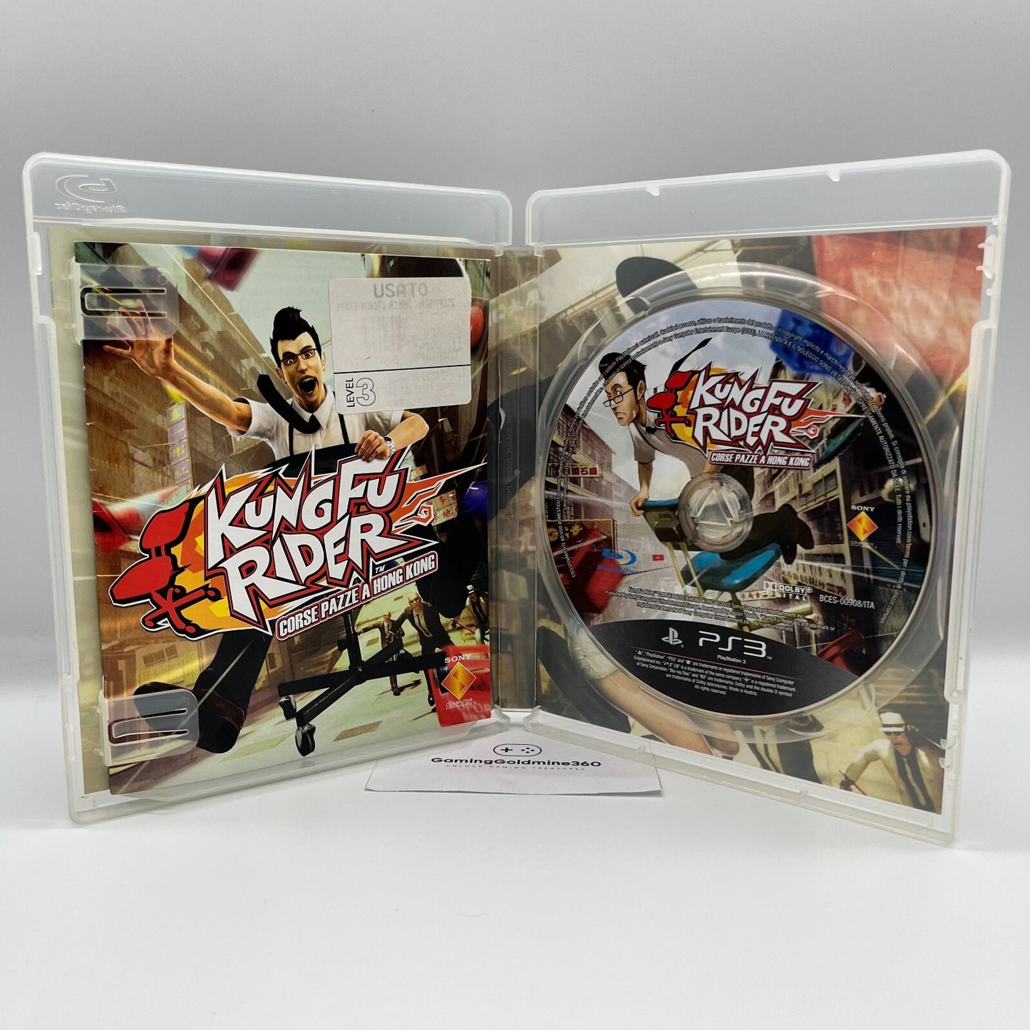 KUNG FU RIDER Corse Pazze a Hong Kong PS3 Italiano Completo PAL Sony PlayStation