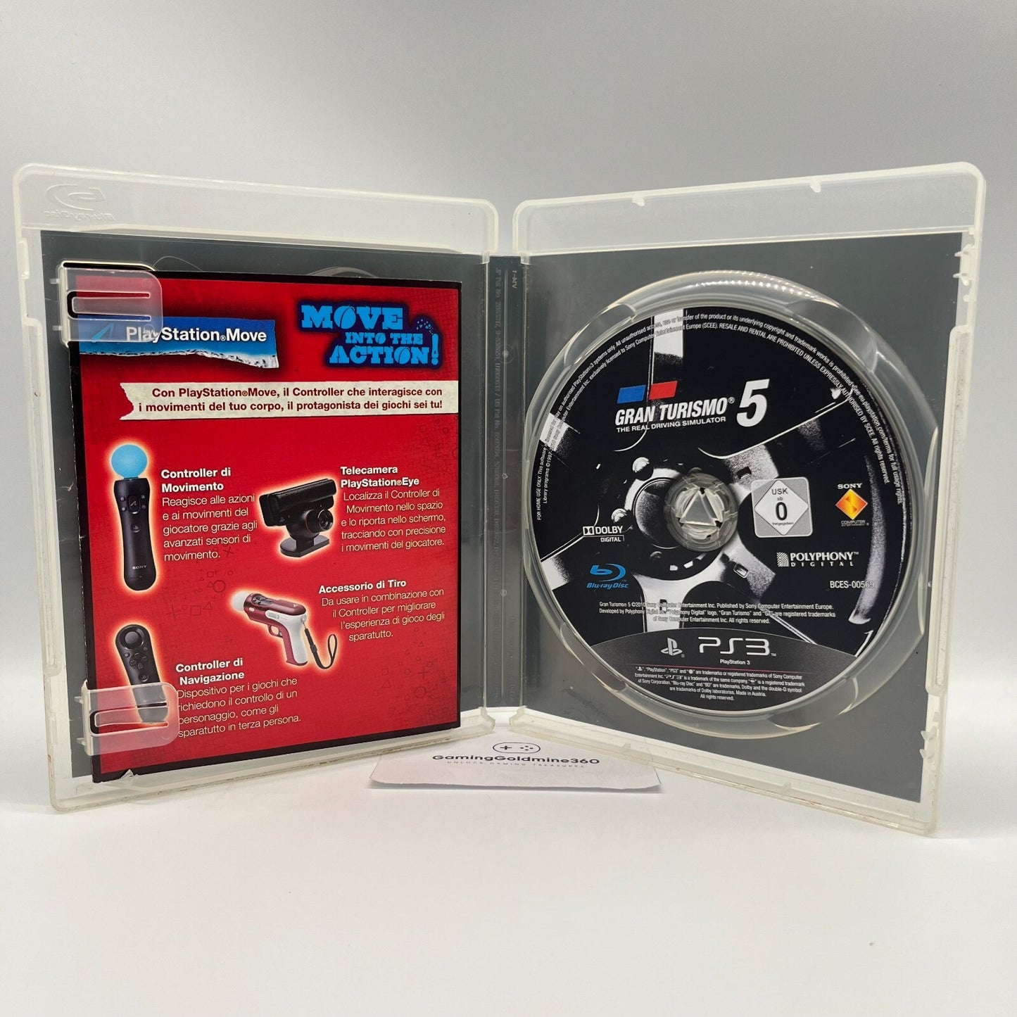 Gran Turismo 5 Collector Edition PS3 Italiano Completo Manuale PAL Multilingua