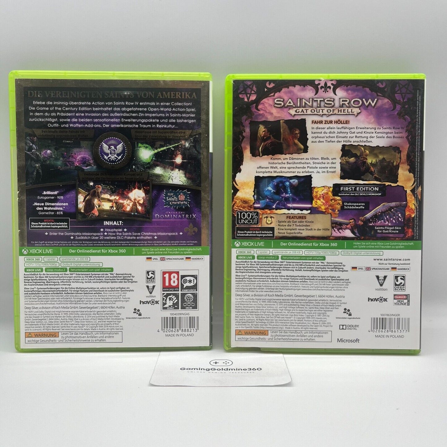 Saints Row IV Game of the Year Ed. + Gat Out of Hell - XBOX 360