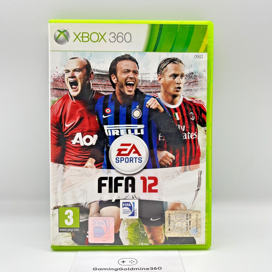FIFA 12 Xbox 360 Italiano Completo con Manuale PAL EA Sports Microsoft Calcio