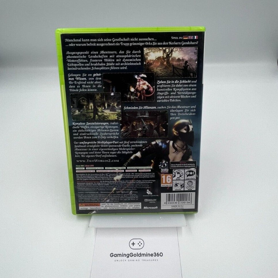 Two Worlds II 2 Xbox 360 Completo con Manuale PAL TopWare Interactive Microsoft