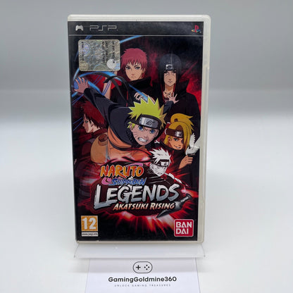 NARUTO SHIPPUDEN Legends: Akatsuki Rising PSP PAL Italiano NO Manual Bandai Sony