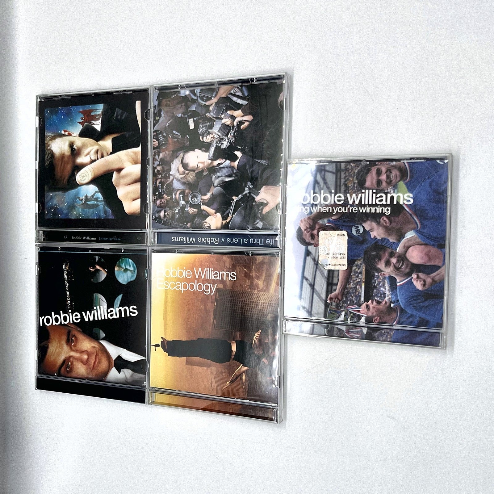 Robbie Williams Lotto 5 CD Escapology Intensive Care Sing When You're Winning