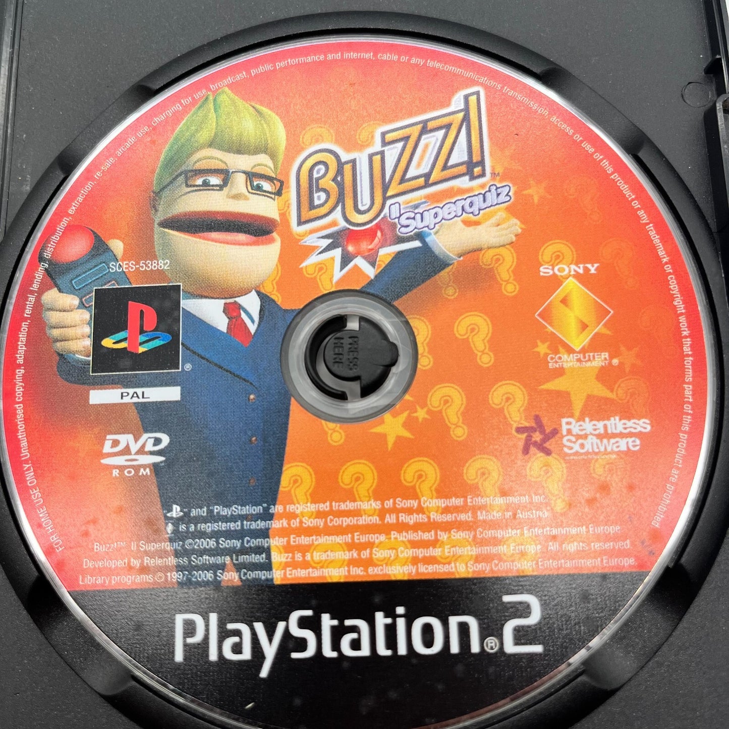 BUZZ! Quiz Sports+Junior Dino Mania+Hollywood+Superquiz PS2 Sony PlayStation 2