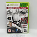 BATMAN Arkham City Game of the Year Edition Xbox 360 Completo con Manuale PAL