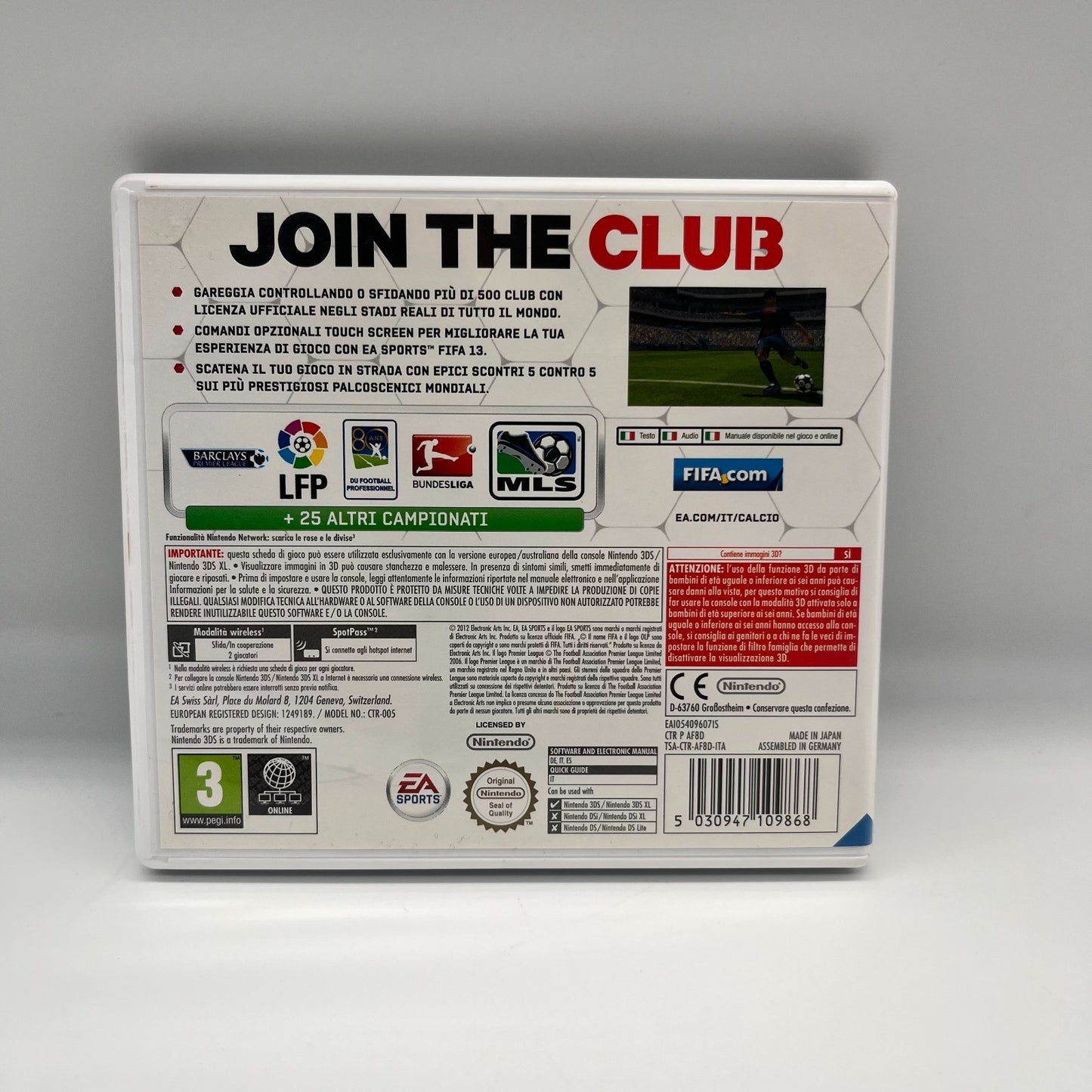 FIFA 13 Nintendo 3DS | Videogioco Calcio EA Sports Completo ITA