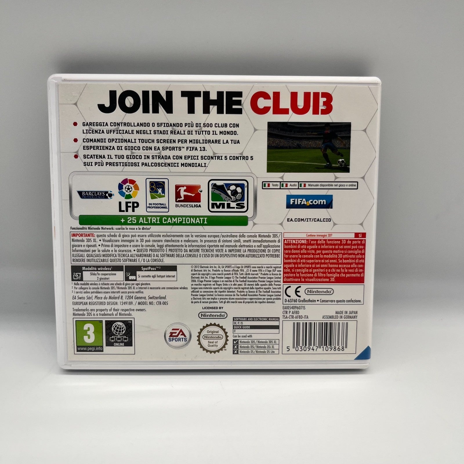 FIFA 13 Nintendo 3DS | Videogioco Calcio EA Sports Completo ITA