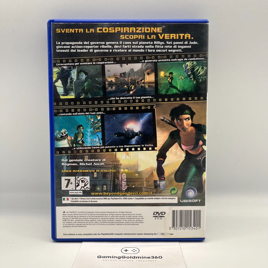 Beyond Good & Evil PS2 Italiano Completo Manuale PAL Ubisoft Sony PlayStation 2