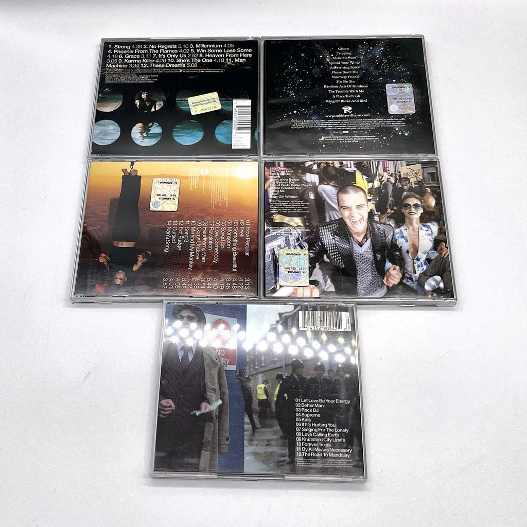 Robbie Williams Lotto 5 CD Escapology Intensive Care Sing When You're Winning