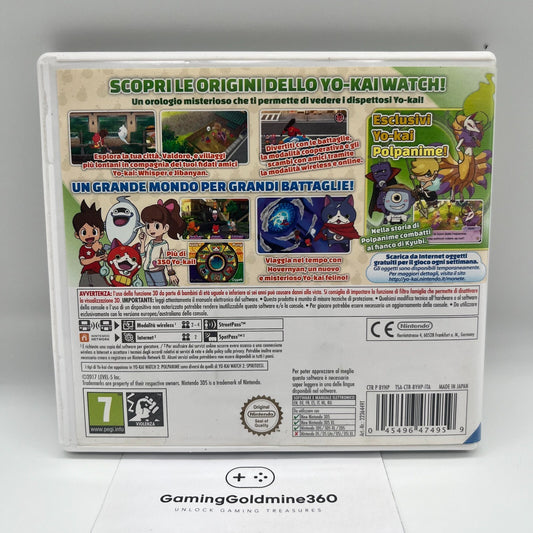 Yo-Kai Watch 2 Polpanime Nintendo 3DS Italiano Completo con Manuale COME NUOVO