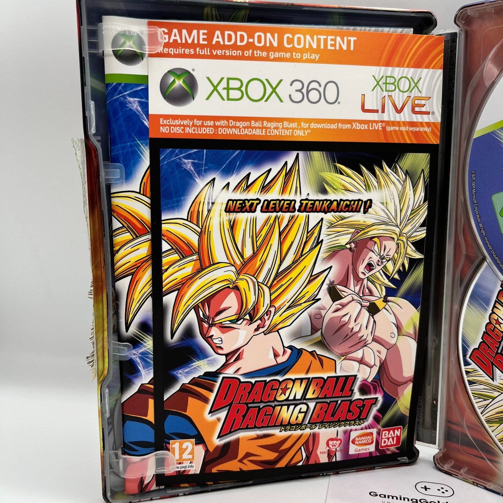 Dragon Ball Z Raging Blast Limited Edition STEELBOOK Xbox 360 PAL Completo OTTIM