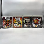Guitar Hero PS3 Lotto 4 Giochi Aerosmith World Tour 5 Warriors of Rock PAL