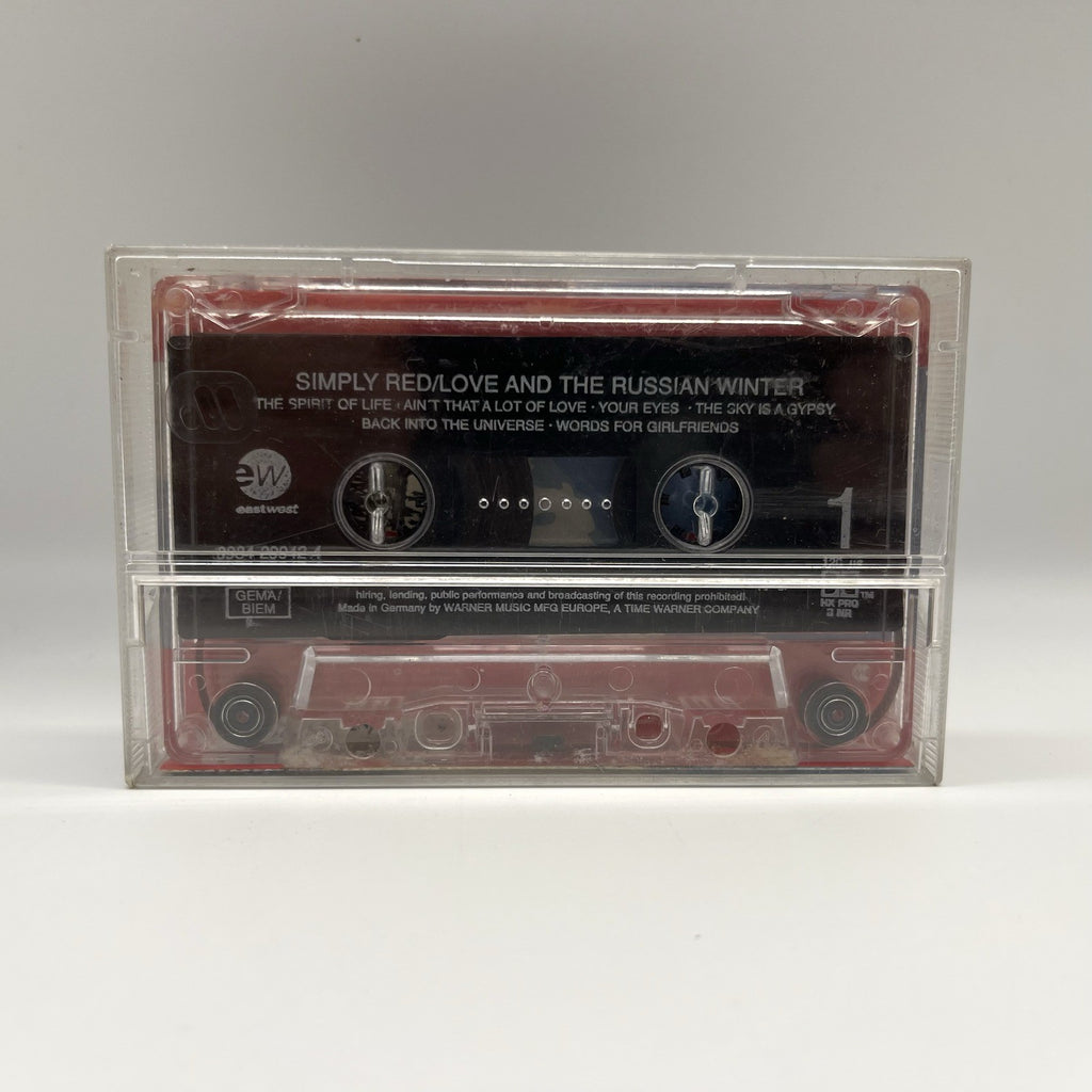 Simply Red Love and the Russian Winter Musicassetta MC East West 1999 Testata