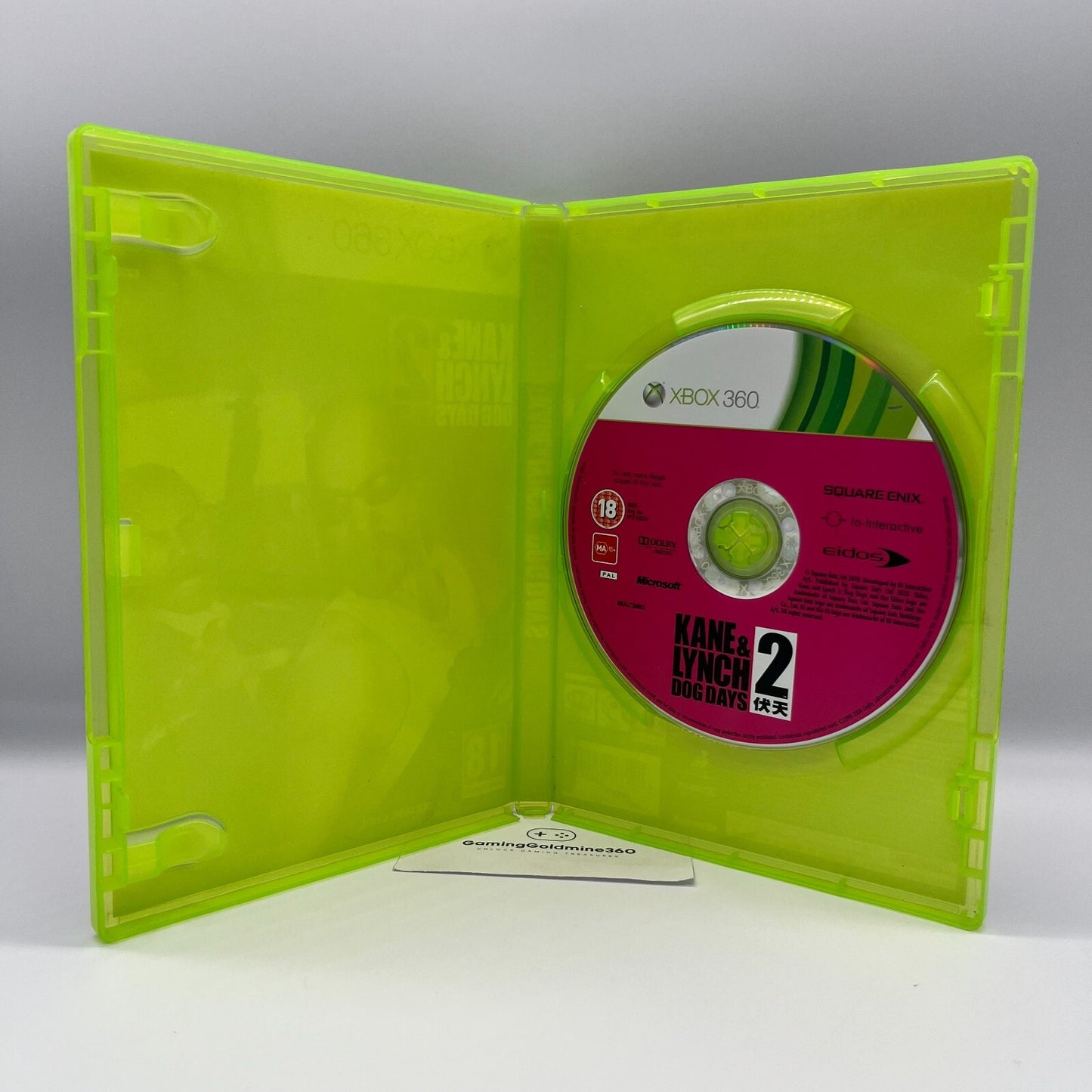 Kane & Lynch 2 Dog Days Xbox 360 Italiano PAL Eidos Microsoft OTTIME CONDIZIONI